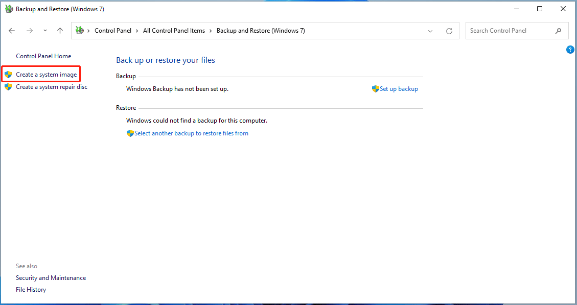 Windows 11 backup and restore